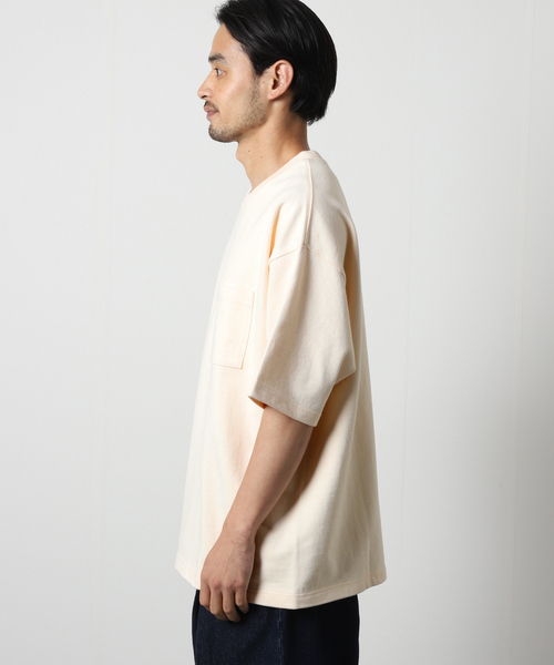 JOURNAL STANDARD（ジャーナルスタンダード）の「【HARDIN KNITWEAR/ハーディンニットウェア】ULTRA HEAVY TEE（Tシャツ/カットソー・メンズ・ホワイト/ブラック/アイボリー・MEDIUM/LARGE）」の12枚目の写真