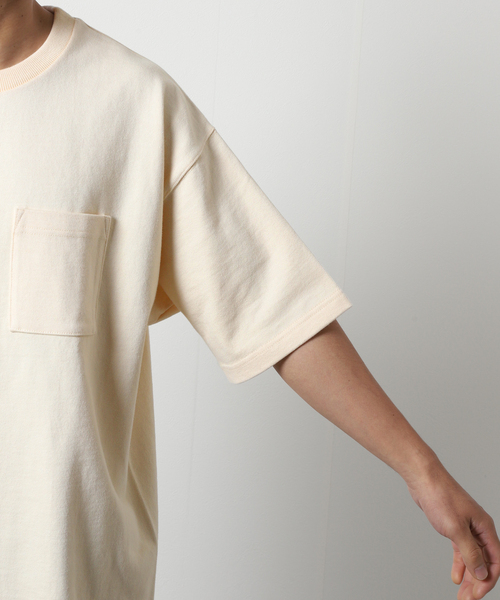 JOURNAL STANDARD（ジャーナルスタンダード）の「【HARDIN KNITWEAR/ハーディンニットウェア】ULTRA HEAVY TEE（Tシャツ/カットソー・メンズ・ホワイト/ブラック/アイボリー・MEDIUM/LARGE）」の14枚目の写真