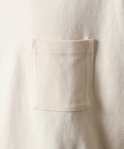 JOURNAL STANDARD（ジャーナルスタンダード）の「【HARDIN KNITWEAR/ハーディンニットウェア】ULTRA HEAVY TEE（Tシャツ/カットソー・メンズ・ホワイト/ブラック/アイボリー・MEDIUM/LARGE）」の5枚目の写真