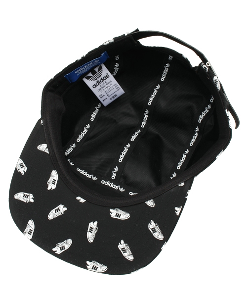 adidas(アディダス)の「ユニセックス アディダス スーパースター キャップ adidas 5 PANEL SS(キャップ・メンズ・ブラック・ONE SIZE)」の4枚目の写真