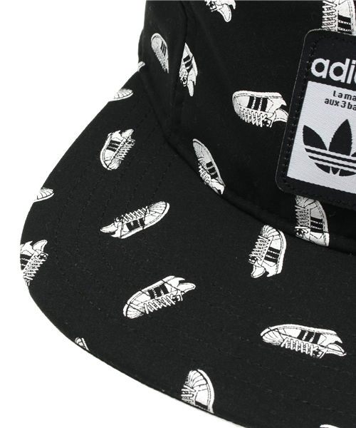 adidas(アディダス)の「ユニセックス アディダス スーパースター キャップ adidas 5 PANEL SS(キャップ・メンズ・ブラック・ONE SIZE)」の5枚目の写真