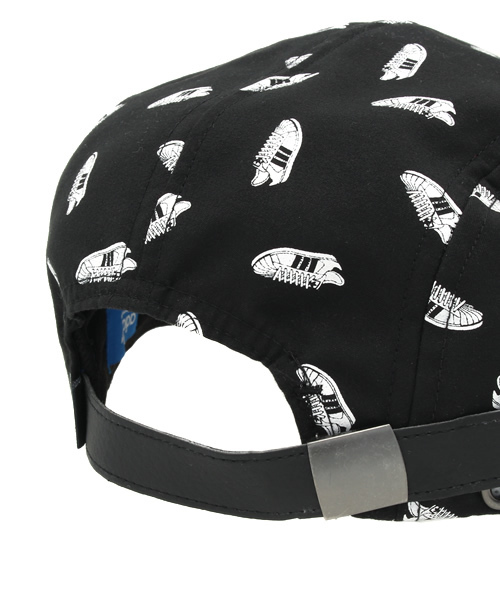 adidas(アディダス)の「ユニセックス アディダス スーパースター キャップ adidas 5 PANEL SS(キャップ・メンズ・ブラック・ONE SIZE)」の6枚目の写真