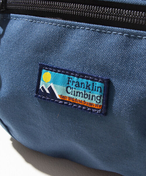 Franklin Climbing（フランクリンクライミング）の「【Franklin Climbing/フランクリンクライミング】ミニショルダーポーチ（ショルダーバッグ・メンズ・ブラック/サックスブルー/イエロー/オレンジ/インディゴブルー・FREE）」の6枚目の写真