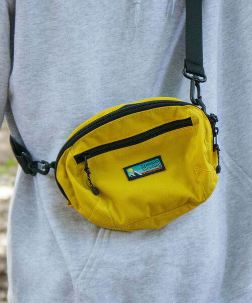 Franklin Climbing（フランクリンクライミング）の「【Franklin Climbing/フランクリンクライミング】ミニショルダーポーチ（ショルダーバッグ・メンズ・ブラック/サックスブルー/イエロー/オレンジ/インディゴブルー・FREE）」の14枚目の写真