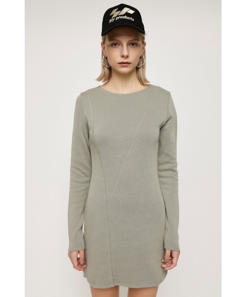 SLY（スライ）の「SEAM DESIGN MINI OP シームデザイン ミニワンピ―ス（ワンピース・レディース・ブラック/グレー/イエロー系その他・1/2）」の11枚目の写真