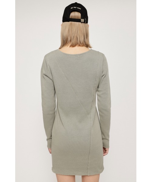 SLY（スライ）の「SEAM DESIGN MINI OP シームデザイン ミニワンピ―ス（ワンピース・レディース・ブラック/グレー/イエロー系その他・1/2）」の13枚目の写真