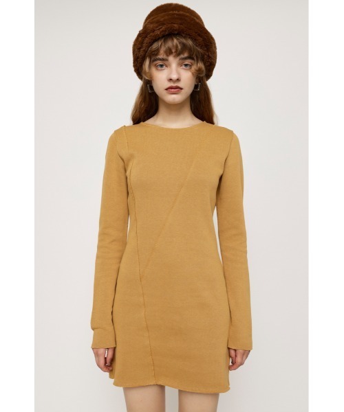 SLY（スライ）の「SEAM DESIGN MINI OP シームデザイン ミニワンピ―ス（ワンピース・レディース・ブラック/グレー/イエロー系その他・1/2）」の16枚目の写真