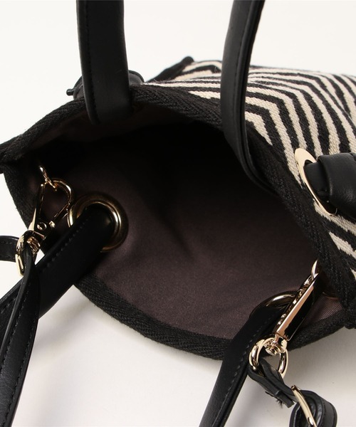 AMERICAN HOLIC（アメリカンホリック）の「パターンジャガード2WAYバック（ショルダーバッグ・レディース・グレー系その他2/ブラック・FREE）」の22枚目の写真