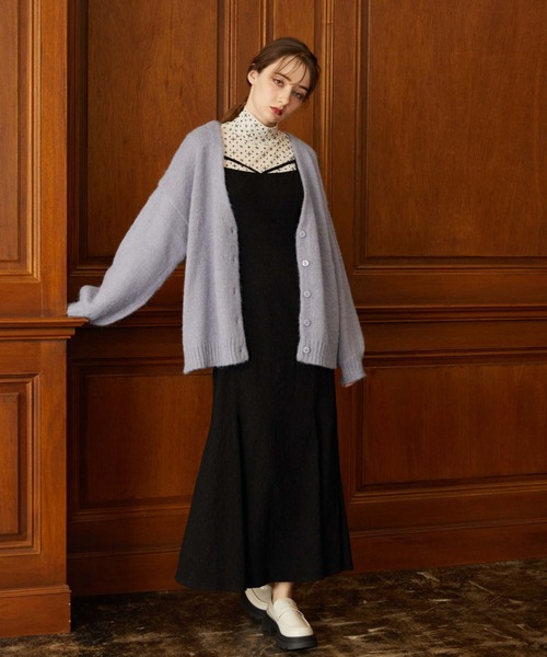 archives（アルシーヴ）の「ウール混ボリュームスリーブカーディガン（カーディガン/ボレロ・レディース・アイボリー/ピンク/パープル/イエロー/ブルー・MEDIUM）」の17枚目の写真