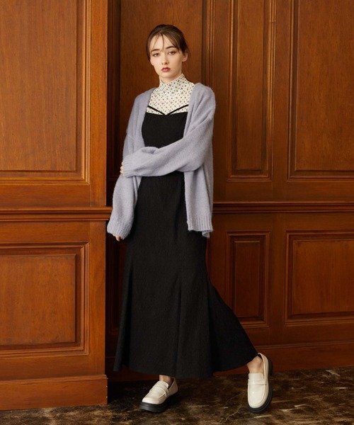 archives（アルシーヴ）の「ウール混ボリュームスリーブカーディガン（カーディガン/ボレロ・レディース・アイボリー/ピンク/パープル/イエロー/ブルー・MEDIUM）」の20枚目の写真