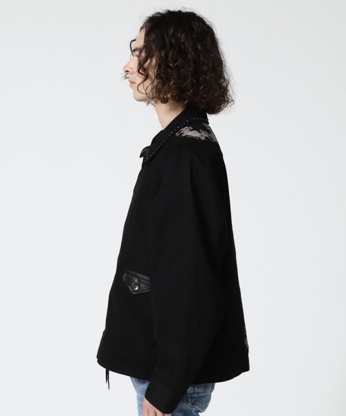 KMRii(ケムリ)の「KMRii/ケムリ/MAGNOLIA TWILL JKT(ブルゾン・メンズ・ブラック・1/2)」の7枚目の写真