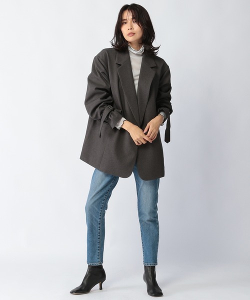 ほぼ新品＊BARNYARDSTORM スリーブストラップコート 上品見え 大人 ほぼ新品＊BARNYARDSTORM スリーブストラップコート 上品見え 大人