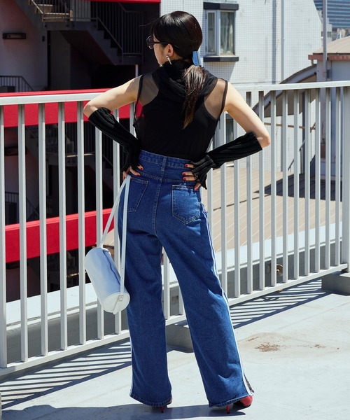 Narcissus（ナルシス）の「【Narcissus】ラインデニムパンツ（デニムパンツ・レディース・その他・FREE）」の11枚目の写真