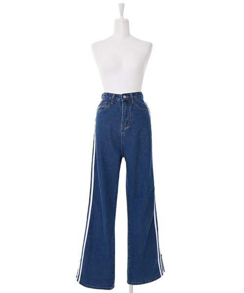 Narcissus（ナルシス）の「【Narcissus】ラインデニムパンツ（デニムパンツ・レディース・その他・FREE）」の3枚目の写真