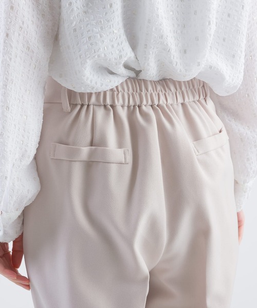 PICCIN（ピッチン）の「【HAND WASH】ワンタックテーパードパンツ（スラックス・レディース・ネイビー/グレイッシュベージュ・M/L）」の18枚目の写真