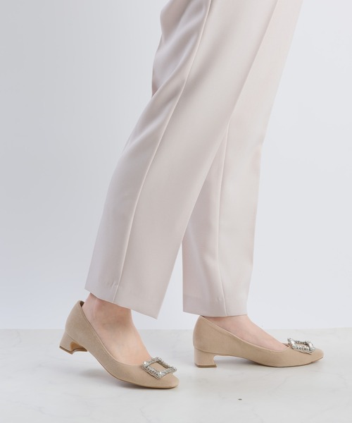 PICCIN（ピッチン）の「【HAND WASH】ワンタックテーパードパンツ（スラックス・レディース・ネイビー/グレイッシュベージュ・M/L）」の20枚目の写真