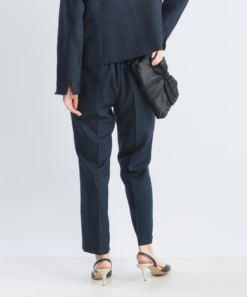 PICCIN（ピッチン）の「【HAND WASH】ワンタックテーパードパンツ（スラックス・レディース・ネイビー/グレイッシュベージュ・M/L）」の12枚目の写真