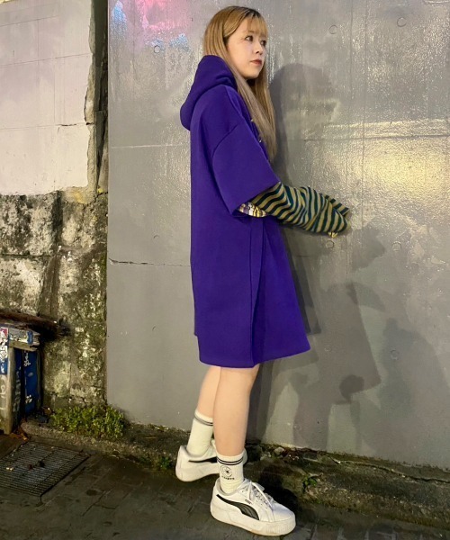 Candy Stripper（キャンディストリッパー）の「CHAOS BEAR LAYERED ワンピース（ワンピース・レディース・パープル/ブラック/ターコイズブルー・2）」の6枚目の写真