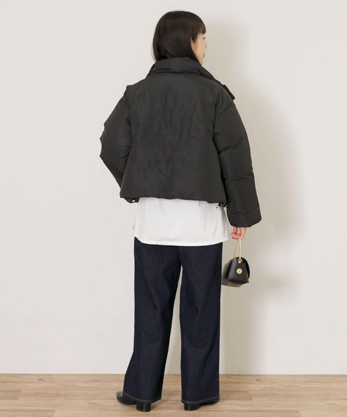 極美品＊サニーレーベル パデッドダウンジャケット Fブラック 黒 ショート丈 URBAN RESEARCH Sonny Label（アーバンリサーチサニーレーベル）の「パ