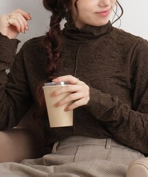 Cutie Blonde | フクレメロウハイネックプルオーバー(Tシャツ/カットソー)