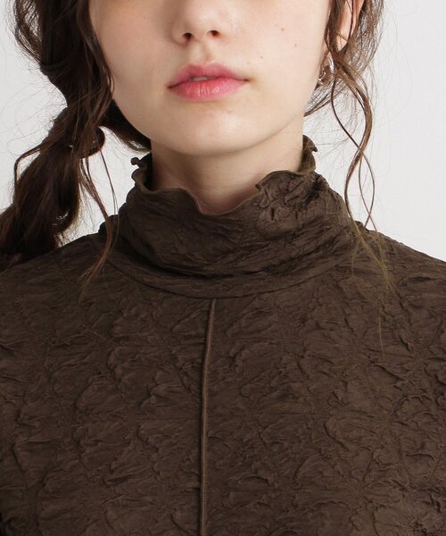 Cutie Blonde（キューティーブロンド）の「◆フクレメロウハイネックプルオーバー（Tシャツ/カットソー・レディース・ホワイト系/ブラック/ブラウン系・01/02/03）」の7枚目の写真