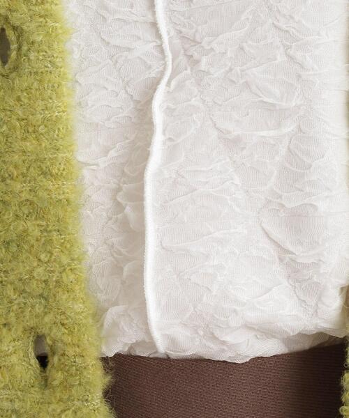 Cutie Blonde（キューティーブロンド）の「◆フクレメロウハイネックプルオーバー（Tシャツ/カットソー・レディース・ホワイト系/ブラック/ブラウン系・01/02/03）」の10枚目の写真