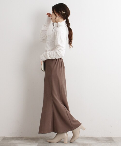 Cutie Blonde（キューティーブロンド）の「◆フクレメロウハイネックプルオーバー（Tシャツ/カットソー・レディース・ホワイト系/ブラック/ブラウン系・01/02/03）」の16枚目の写真