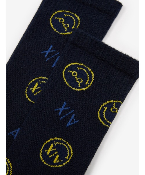 A X アルマーニ エクスチェンジ スマイリーワールド スマイル ロゴソックス ソックス 靴下 Armani Exchange アルマーニエクスチェンジ のファッション通販 Zozotown