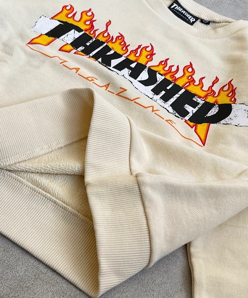 THRASHER(スラッシャー)の「【THRASHER】プリントスウェット(100~160cm)(スウェット・キッズ・チャコール/オレンジ/オフホワイト・100/110/120/130/140/150/160)」の9枚目の写真
