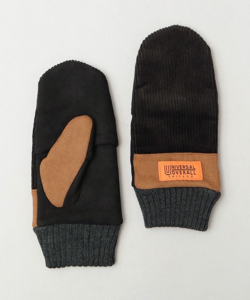 UNIVERSAL OVERALL(ユニバーサルオーバーオール)の「UNIVERSAL OVERALL / ユニバーサルオーバーオール / シープボア コーデュロイ ミトン グローブ / 手袋 / ダイレクトタッチ仕様 / スマホ対応(手袋・レディース・ブラック系その他/ベージュ系その他/ベージュ/グレー・FREE)」の5枚目の写真