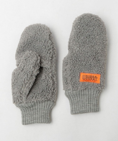 UNIVERSAL OVERALL(ユニバーサルオーバーオール)の「UNIVERSAL OVERALL / ユニバーサルオーバーオール / シープボア コーデュロイ ミトン グローブ / 手袋 / ダイレクトタッチ仕様 / スマホ対応(手袋・レディース・ブラック系その他/ベージュ系その他/ベージュ/グレー・FREE)」の6枚目の写真
