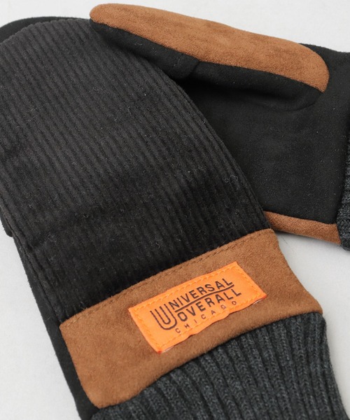 UNIVERSAL OVERALL(ユニバーサルオーバーオール)の「UNIVERSAL OVERALL / ユニバーサルオーバーオール / シープボア コーデュロイ ミトン グローブ / 手袋 / ダイレクトタッチ仕様 / スマホ対応(手袋・レディース・ブラック系その他/ベージュ系その他/ベージュ/グレー・FREE)」の11枚目の写真