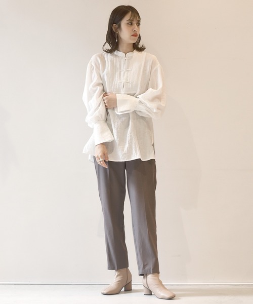 w closet(ダブルクローゼット)の「長袖ブラウス(シャツ/ブラウス・レディース・イエロー・FREE)」の7枚目の写真