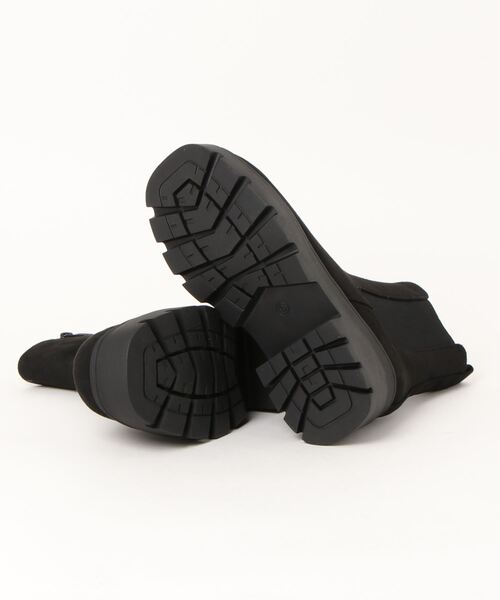 Mafmof(マフモフ)の「Mafmof(マフモフ)厚底トラックソールサイドゴアブーツ(ブーツ・レディース・ブラック/ブラック系その他/ダークブラウン/ホワイト・S/M/L/LL)」の7枚目の写真