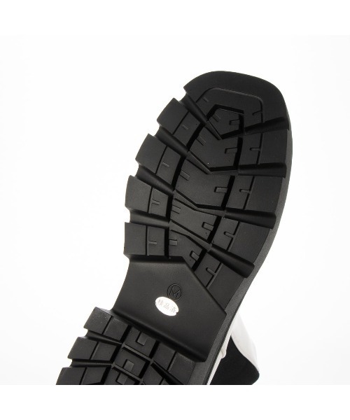 Mafmof(マフモフ)の「Mafmof(マフモフ)厚底トラックソールサイドゴアブーツ(ブーツ・レディース・ブラック/ブラック系その他/ダークブラウン/ホワイト・S/M/L/LL)」の8枚目の写真