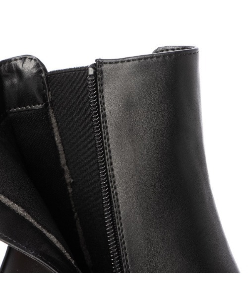 Mafmof(マフモフ)の「Mafmof(マフモフ)厚底トラックソールサイドゴアブーツ(ブーツ・レディース・ブラック/ブラック系その他/ダークブラウン/ホワイト・S/M/L/LL)」の14枚目の写真