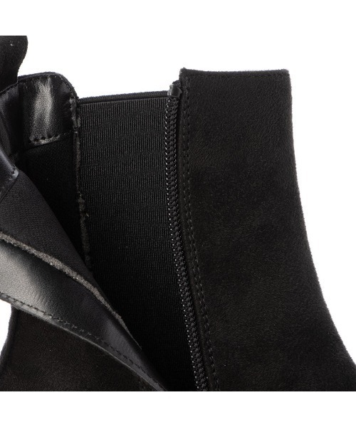 Mafmof(マフモフ)の「Mafmof(マフモフ)厚底トラックソールサイドゴアブーツ(ブーツ・レディース・ブラック/ブラック系その他/ダークブラウン/ホワイト・S/M/L/LL)」の15枚目の写真