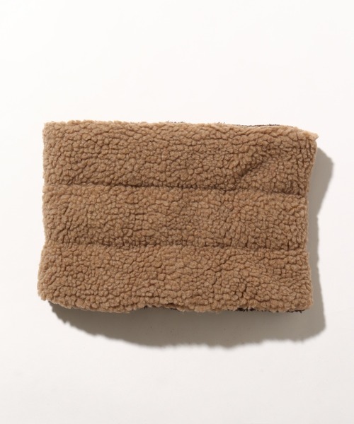 UNIVERSAL OVERALL（ユニバーサルオーバーオール）の「【UNIVERSAL OVERALL/ユニバーサルオーバーオール】ボアボタンネックウォーマー（ネックウォーマー/スヌード・メンズ・グレー/ダークグリーン/ベージュ/ブラウン/ブラック/チャコールグレー・FREE）」の12枚目の写真