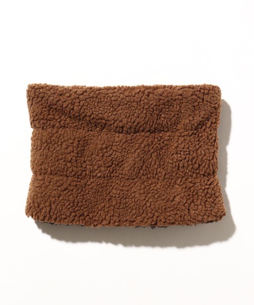 UNIVERSAL OVERALL（ユニバーサルオーバーオール）の「【UNIVERSAL OVERALL/ユニバーサルオーバーオール】ボアボタンネックウォーマー（ネックウォーマー/スヌード・メンズ・グレー/ダークグリーン/ベージュ/ブラウン/ブラック/チャコールグレー・FREE）」の8枚目の写真