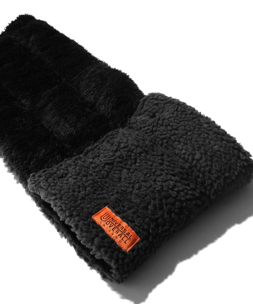 UNIVERSAL OVERALL（ユニバーサルオーバーオール）の「【UNIVERSAL OVERALL/ユニバーサルオーバーオール】ボアボタンネックウォーマー（ネックウォーマー/スヌード・メンズ・グレー/ダークグリーン/ベージュ/ブラウン/ブラック/チャコールグレー・FREE）」の20枚目の写真