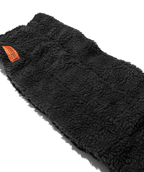 UNIVERSAL OVERALL（ユニバーサルオーバーオール）の「【UNIVERSAL OVERALL/ユニバーサルオーバーオール】ボアボタンネックウォーマー（ネックウォーマー/スヌード・メンズ・グレー/ダークグリーン/ベージュ/ブラウン/ブラック/チャコールグレー・FREE）」の19枚目の写真