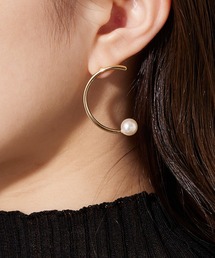 アシメパールピアス