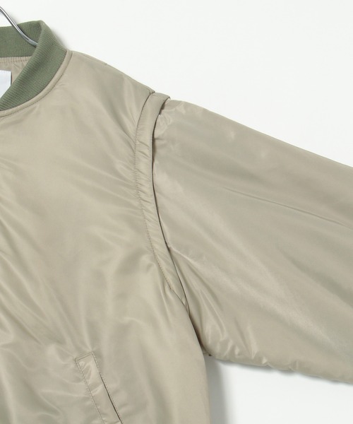 notch.（ノッチ）の「２ＷＡＹバルーンＭＡ－１（MA-1・レディース・ダークグリーン/ブラック/オリーブ・MEDIUM）」の9枚目の写真