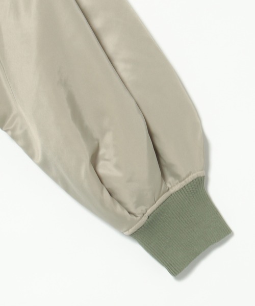 notch.（ノッチ）の「２ＷＡＹバルーンＭＡ－１（MA-1・レディース・ダークグリーン/ブラック/オリーブ・MEDIUM）」の11枚目の写真