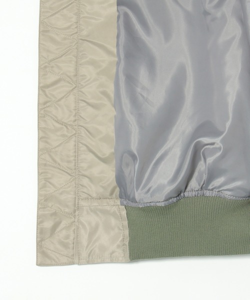 notch.（ノッチ）の「２ＷＡＹバルーンＭＡ－１（MA-1・レディース・ダークグリーン/ブラック/オリーブ・MEDIUM）」の14枚目の写真