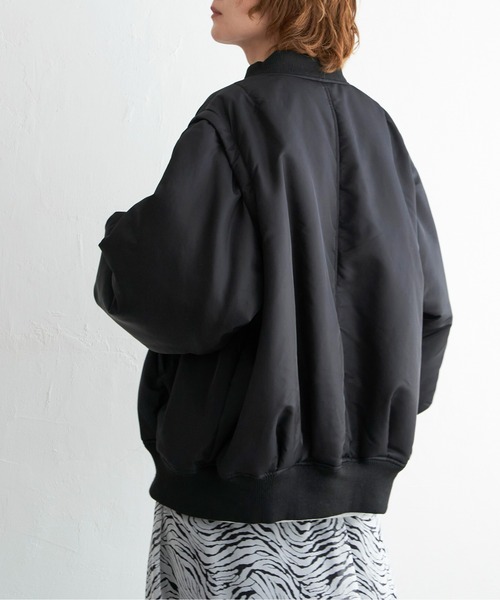 notch.（ノッチ）の「２ＷＡＹバルーンＭＡ－１（MA-1・レディース・ダークグリーン/ブラック/オリーブ・MEDIUM）」の21枚目の写真