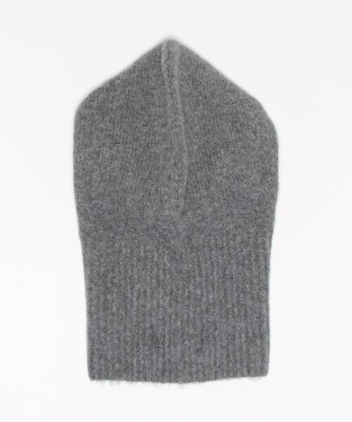 CUBE SUGAR（キューブシュガー）の「無地ニットフードバラクラバ（ネックウォーマー/スヌード・レディース・ラベンダー/トップグレー/ブラック/モカ・M）」の5枚目の写真