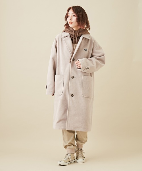 CUBE SUGAR（キューブシュガー）の「無地ニットフードバラクラバ（ネックウォーマー/スヌード・レディース・ラベンダー/トップグレー/ブラック/モカ・M）」の15枚目の写真