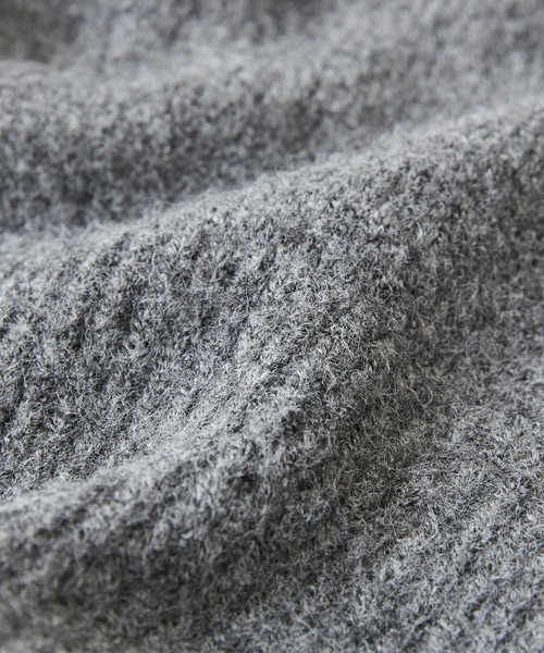 CUBE SUGAR（キューブシュガー）の「無地ニットフードバラクラバ（ネックウォーマー/スヌード・レディース・ラベンダー/トップグレー/ブラック/モカ・M）」の6枚目の写真