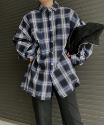 AMAIL | Over check boyshirt(シャツ/ブラウス)